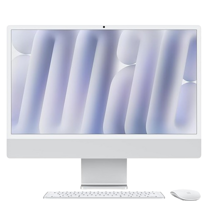 Apple 24-inch iMac with Retina 4.5K display: Apple M4 chip with 8-core CPU and 8-core GPU, 16GB, 256GB SSD - Blue / green /silver