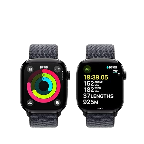 Apple Watch Series 10 (GPS + Cellular) , 42mm - Aluminium and Titanium, with Sport Loop and Sport Bands