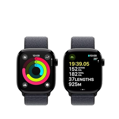 Apple Watch Series 10 (GPS + Cellular) , 42mm - Aluminium and Titanium, with Sport Loop and Sport Bands