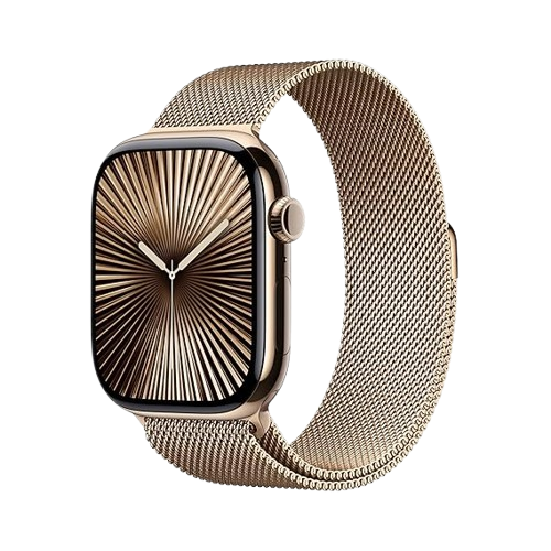 Apple Watch Series 10 (GPS + Cellular) 46mm, Natural Titanium Case with Natural Milanese Loop   s/m and m/l