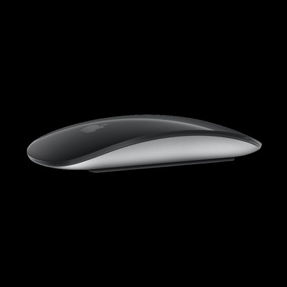 Image of the Apple Magic Mouse, showcasing its sleek and minimalist design. The mouse is shown against a white background, highlighting its smooth surface, curved shape, and multi-touch surface for intuitive navigation at icrescent apple store in chandigarh.